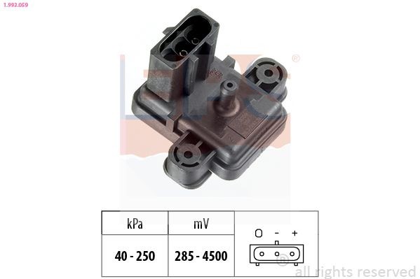 EPS 1.993.059: Õhusurveandur, Made in Italy - OE Equivalent