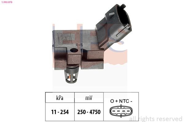 EPS 1.993.078: Õhusurveandur, Made in Italy - OE Equivalent