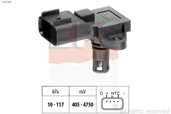 EPS 1.993.097: Gaisa spiediena devējs, Augstuma regulēšana Made in Italy - OE Equivalent