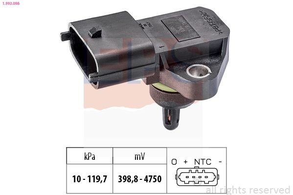 EPS 1.993.098: Õhusurveandur, Made in Italy - OE Equivalent