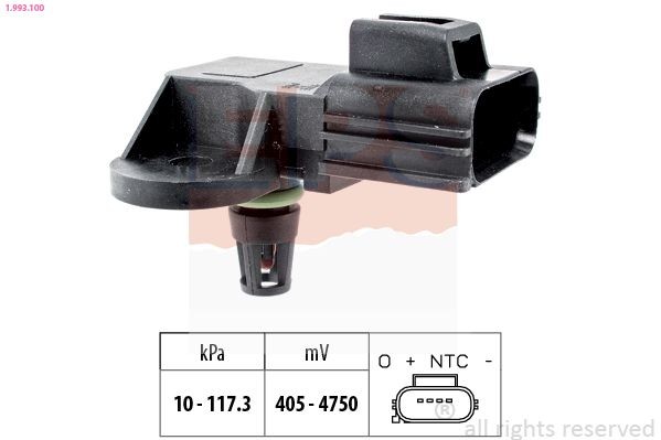 EPS 1.993.100: Õhusurveandur, Made in Italy - OE Equivalent