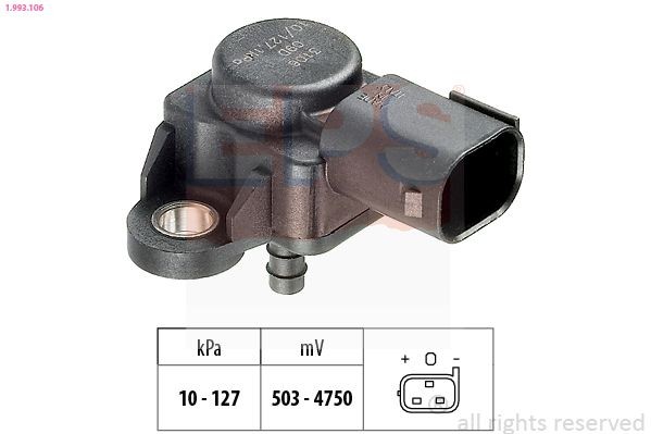 EPS 1.993.106: Õhusurveandur, Made in Italy - OE Equivalent