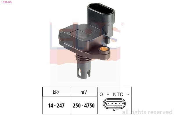 EPS 1.993.125: Õhusurveandur, Made in Italy - OE Equivalent