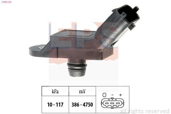 EPS 1.993.133: Õhusurveandur, Made in Italy - OE Equivalent