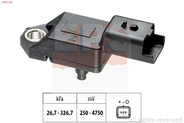EPS 1.993.136: Õhusurveandur, Made in Italy - OE Equivalent