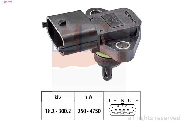 EPS 1.993.178: Õhusurveandur, Made in Italy - OE Equivalent