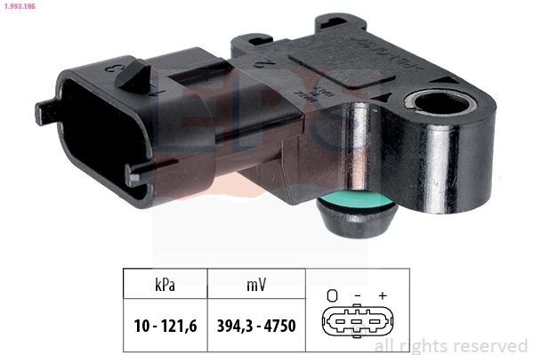 EPS 1.993.195: Õhusurveandur, Made in Italy - OE Equivalent