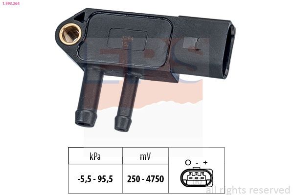 EPS 1.993.264: Õhusurveandur, ilma kinnituskammitsata, Made in Italy - OE Equivalent