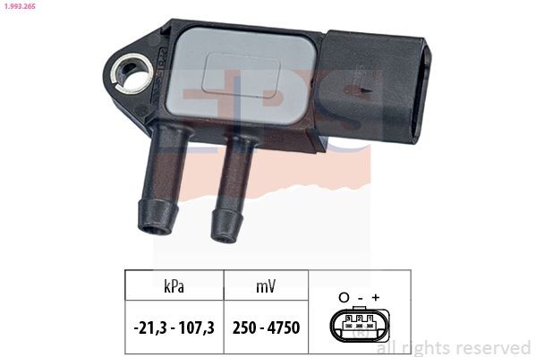 EPS 1.993.265: Andur, heitgaasisurve Made in Italy - OE Equivalent