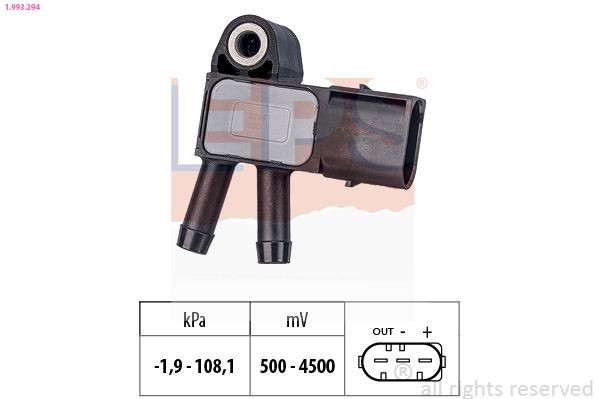 EPS 1.993.294: Andur, heitgaasisurve Made in Italy - OE Equivalent