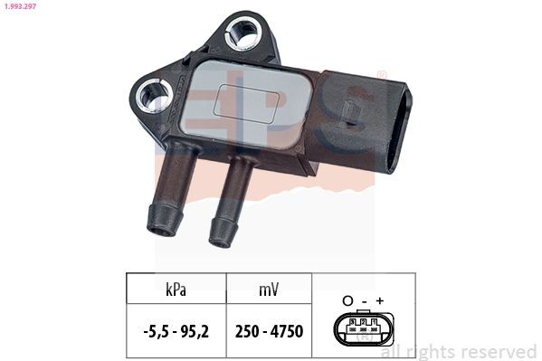 EPS 1.993.297: Andur, heitgaasisurve Made in Italy - OE Equivalent