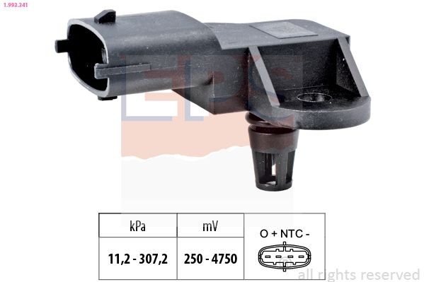 EPS 1.993.341: Õhusurveandur, Made in Italy - OE Equivalent