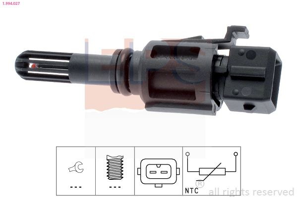 EPS 1.994.027: Andur, sisendõhu temperatuur Made in Italy - OE Equivalent