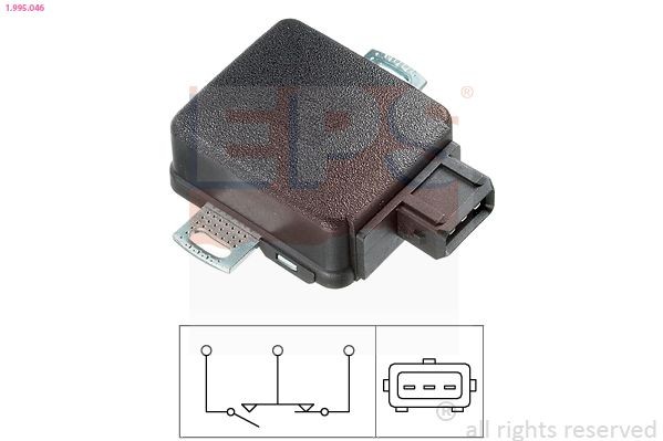EPS 1.995.046: Andur, drosselklapiasend Made in Italy - OE Equivalent