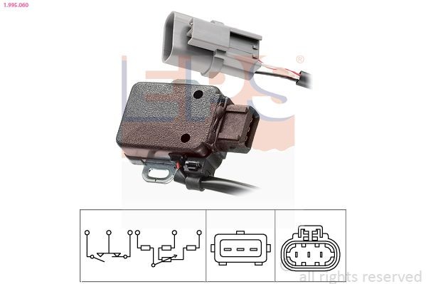 EPS 1.995.060: Andur, drosselklapiasend Made in Italy - OE Equivalent