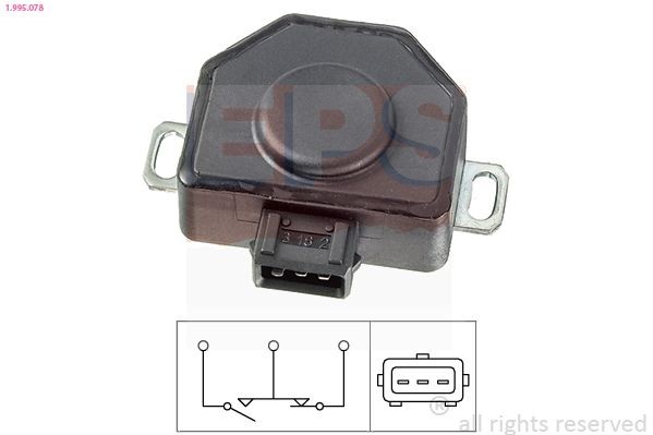 EPS 1.995.078: Andur, drosselklapiasend Made in Italy - OE Equivalent