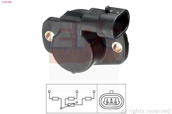 EPS 1.995.094: Andur, drosselklapiasend Made in Italy - OE Equivalent