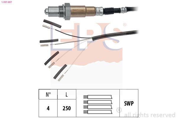 EPS 1.997.007: Lambda andur Made in Italy - OE Equivalent