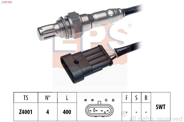 EPS 1.997.036: Lambda andur Made in Italy - OE Equivalent