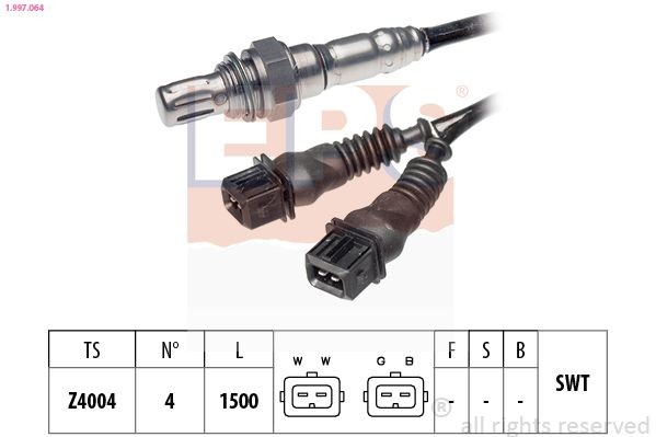 EPS 1.997.054: Lambda andur Made in Italy - OE Equivalent