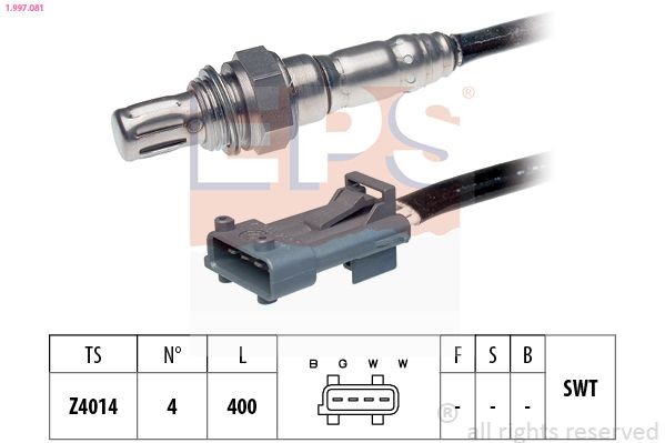 EPS 1.997.081: Lambda andur Made in Italy - OE Equivalent