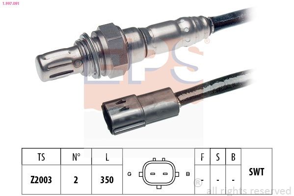 EPS 1.997.091: Lambda andur Made in Italy - OE Equivalent