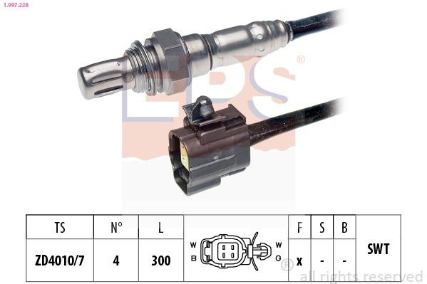 EPS 1.997.192: Lambda andur Made in Italy - OE Equivalent