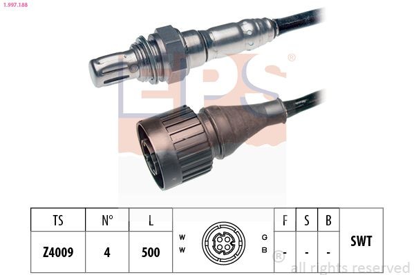 EPS 1.997.199: Lambda andur Made in Italy - OE Equivalent