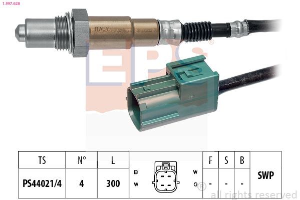 EPS 1.997.550: Lambda andur Made in Italy - OE Equivalent