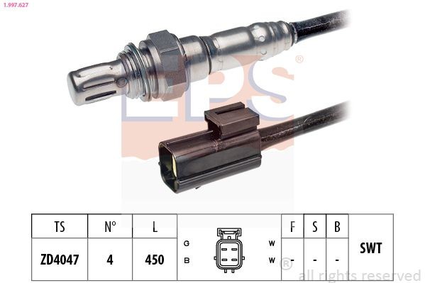 EPS 1.997.627: Lambda andur Made in Italy - OE Equivalent