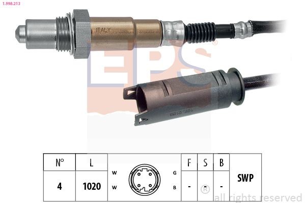 EPS 1.998.213: Lambda andur Made in Italy - OE Equivalent