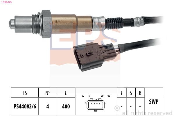 EPS 1.998.225: Lambda andur Made in Italy - OE Equivalent