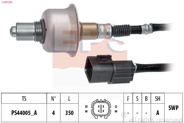 EPS 1.998.276: Lambda andur Made in Italy - OE Equivalent
