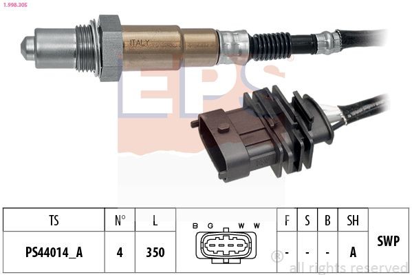 EPS 1.998.305: Lambdasonde Made in Italy - OE Equivalent