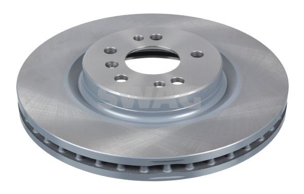 SWAG 10 92 4743: Disc de frână punte fata, Ř: 330mm, ventilat interior, Ř: 330mm, acoperit (cu un strat protector)