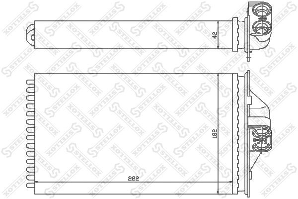 STELLOX 10-35089-SX: Schimbator caldura, incalzire habitaclu