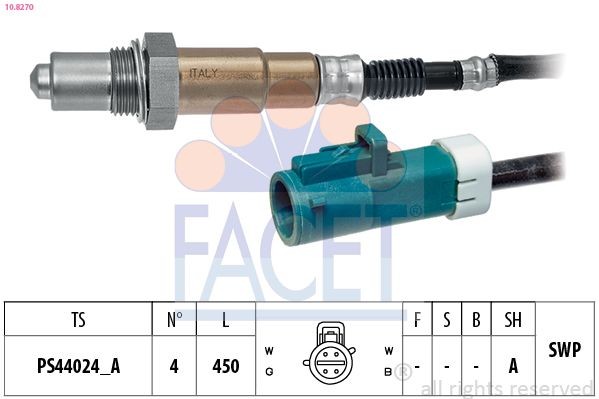 FACET 10.8270: Lambda andur Made in Italy - OE Equivalent