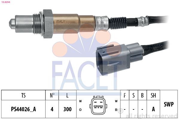 FACET 10.8294: Lambda andur Made in Italy - OE Equivalent