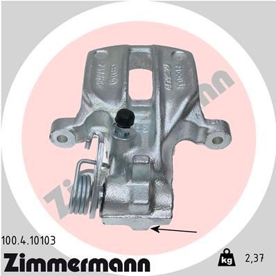 ZIMMERMANN 100.4.10103: Pidurisadul Tagasild paremal