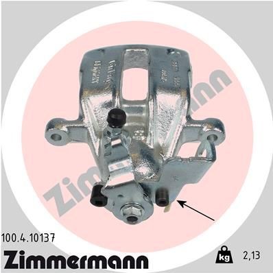 ZIMMERMANN 100.4.10137: Etrier de frână Axa spate dreapta