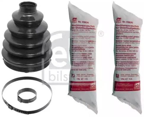 FEBI BILSTEIN 101019: Kaitsekummikomplekt, veovõll rattapool, Esisild, Termoplast
