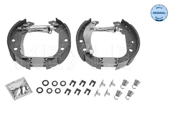 MEYLE 11-14 533 0004/K: Set frana, frana tambur puntea spate, fara cilindru frana (roata), cu pârghie, cu arc, ORIGINAL Quality