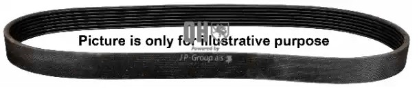 JP GROUP 1118111400: V formos rumbuoti diržai JP 1613mm, briaunų skaičius: 6