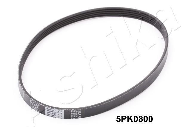 ASHIKA 112-5PK800: Curea transmisie cu caneluri 800mm, Numar nervuri: 5