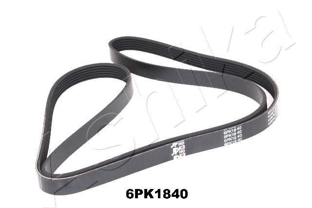 ASHIKA 112-6PK1840: Curea transmisie cu caneluri 1840mm, Numar nervuri: 6
