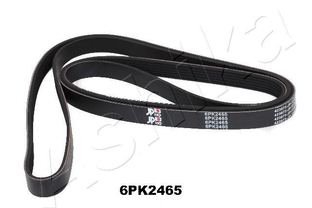 ASHIKA 112-6PK2465: Curea transmisie cu caneluri 2465mm, Numar nervuri: 6