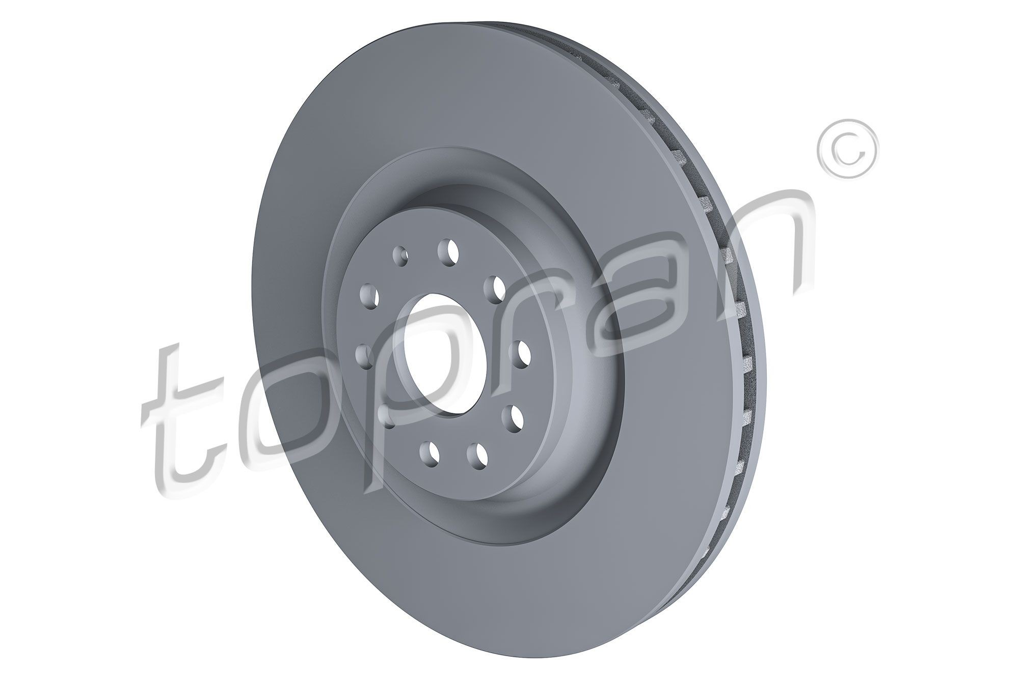 TOPRAN 114 839: Piduriketas COATED Esisild, Ø: 340mm, õhutusega, Ø: 340mm, kaetud