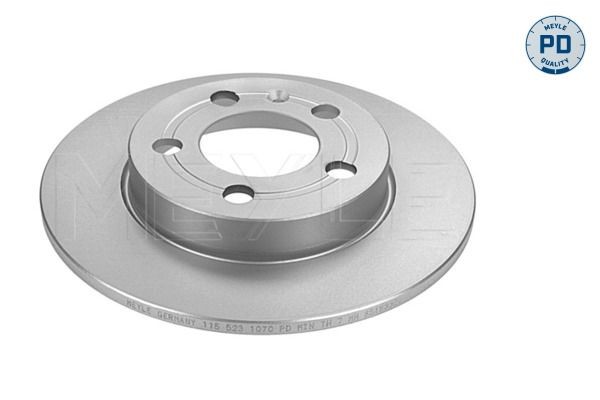MEYLE 115 523 0021/PD: Piduriketas Tagasild, Ø: 239mm, täis, Ø: 239mm, Tsink-lamell-kattega, koos kruvidega, MEYLE-PD Quality