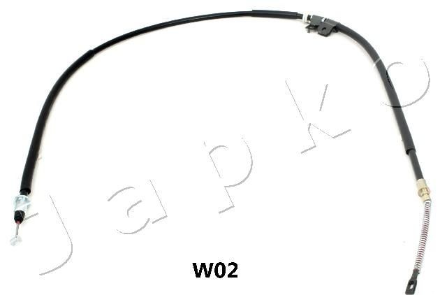 JAPKO 131W02: Cablu, frana de parcare 1585/1350 mmmm, 1585/1350 mmmm