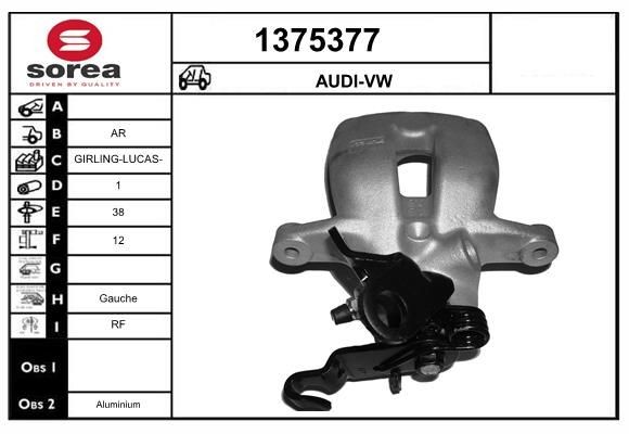 SNRA 1375377: Bremsecaliper